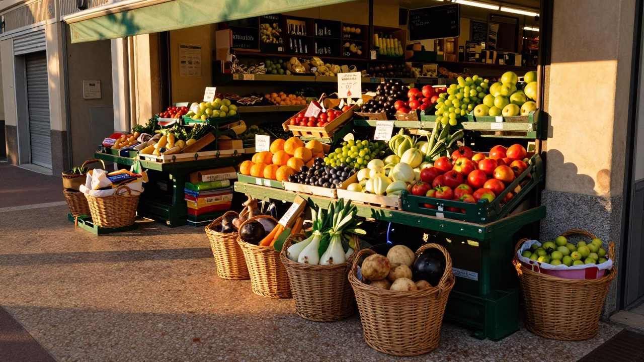 Produce Display in Nice in in Nice, France