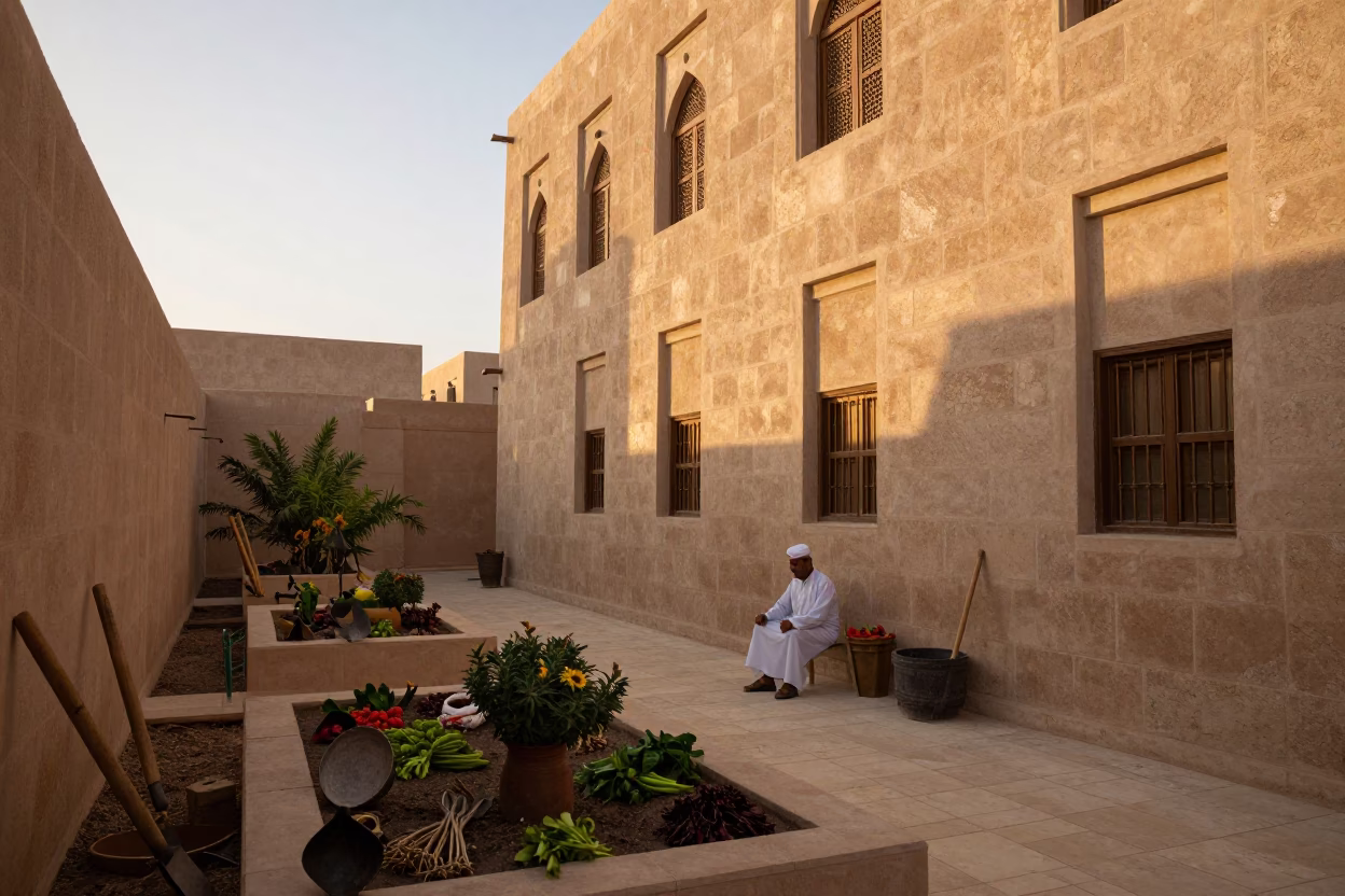 Produce in Muscat at Golden Hour in in Muscat, Oman