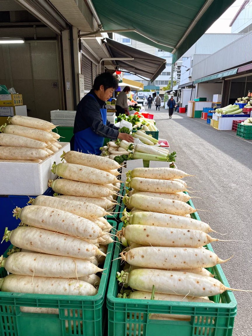 Produce Sorting in Sapporo in in Sapporo, Japan