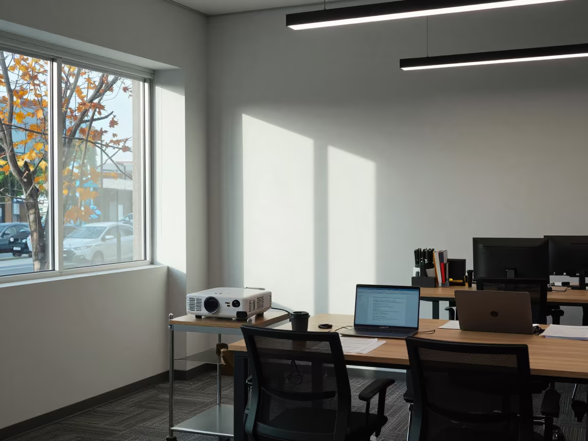 Product Launch War Room Tijuana Midmorning Light in inside a coworking floor in Tijuana
