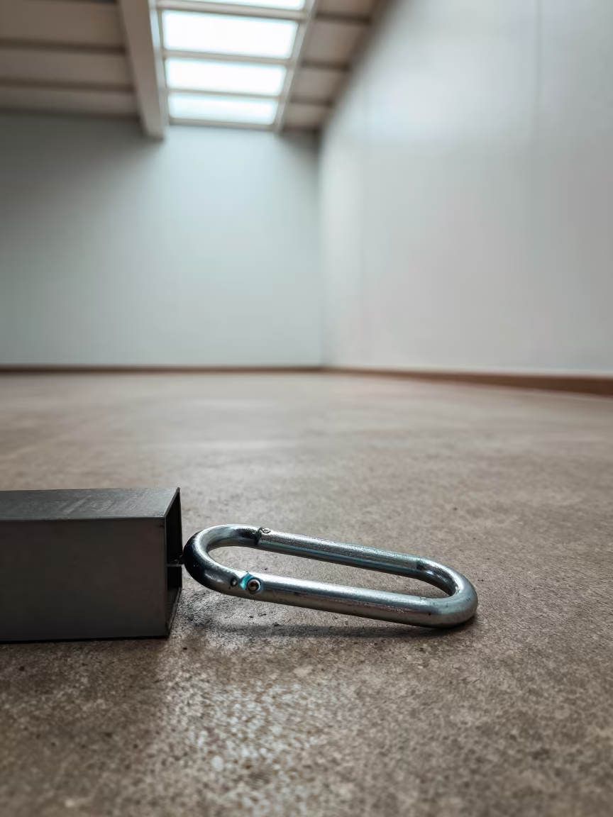 PT Carabiner Drawer in Lubumbashi Spin Studio in inside a spin studio under class lights in Lubumbashi