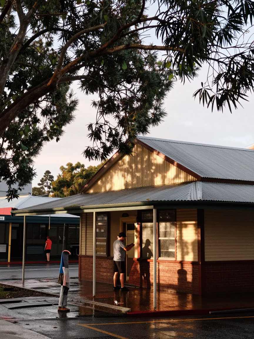 Pub Exterior in Perth in in Perth, Western Australia, Australia
