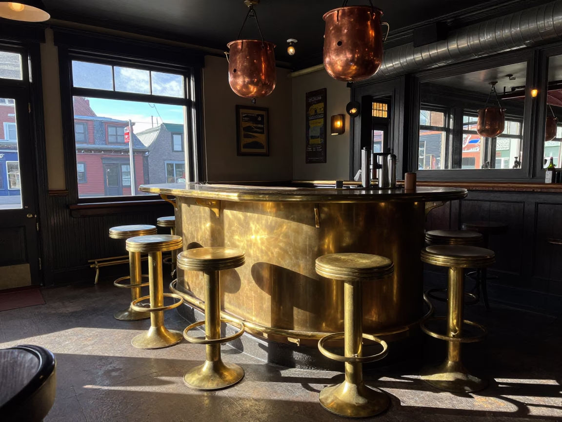 Pub Interior in Halifax in in Halifax, Nova Scotia, Canada
