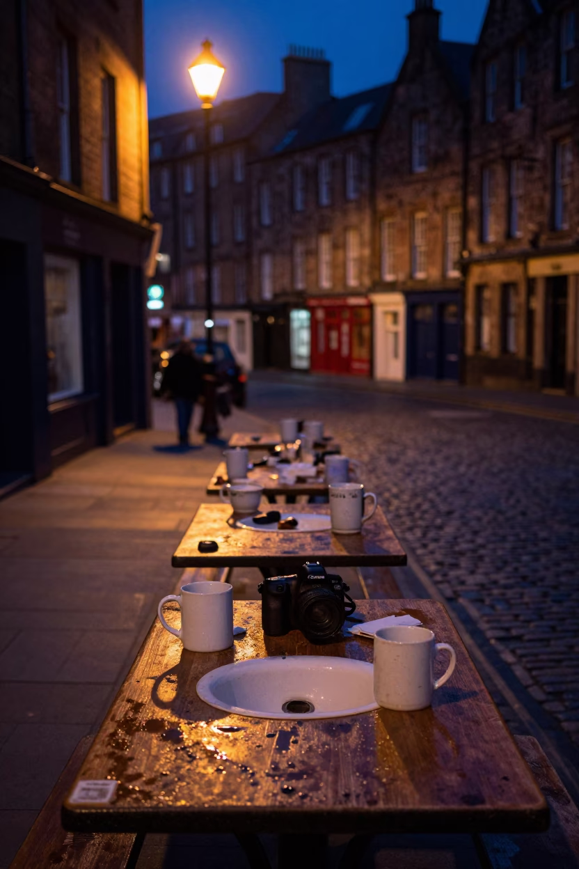 Pub Table in Edinburgh in in Edinburgh, United Kingdom