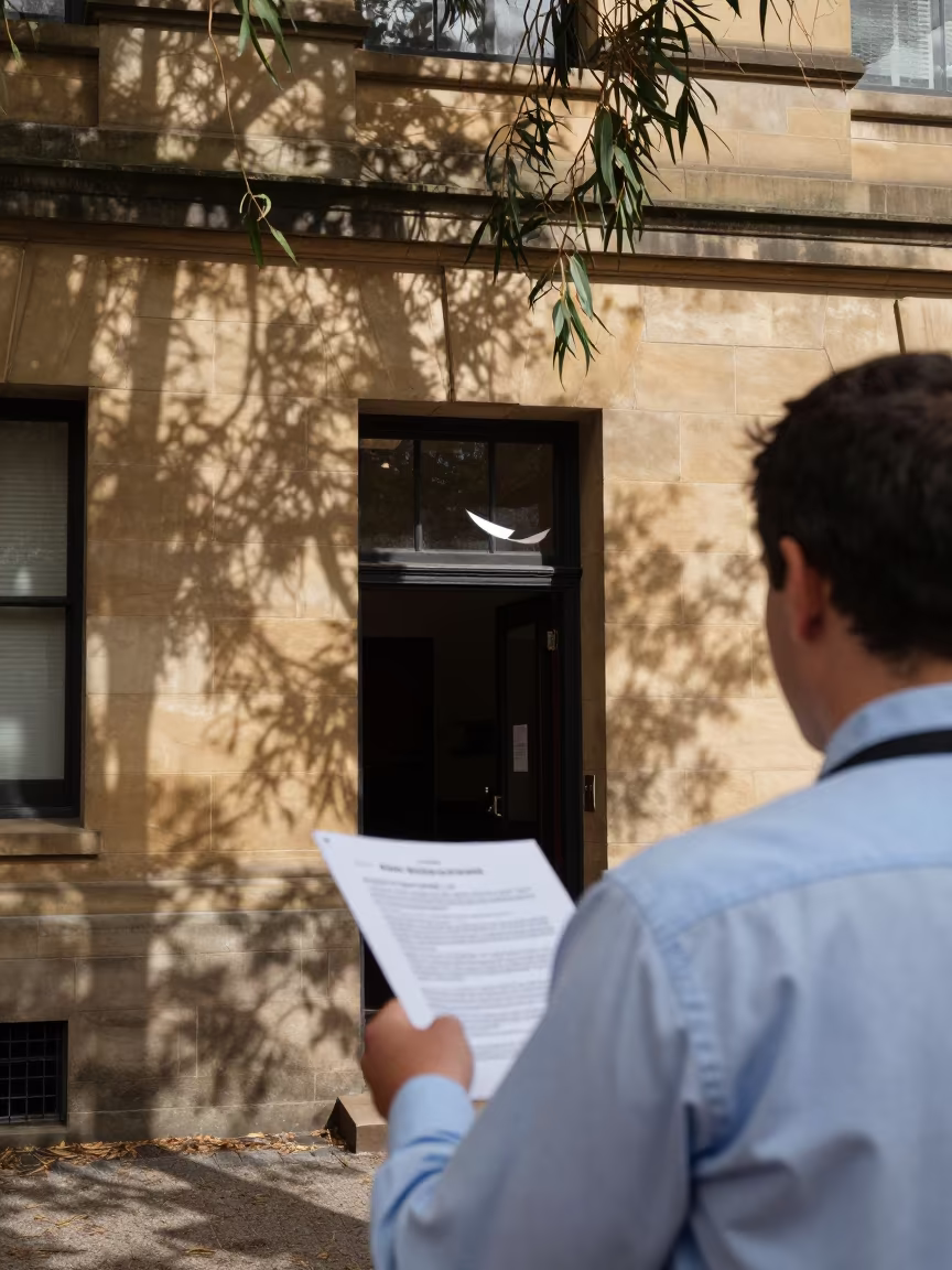 Public Defender in Courthouse Copy Room in inside a council chamber in Perth