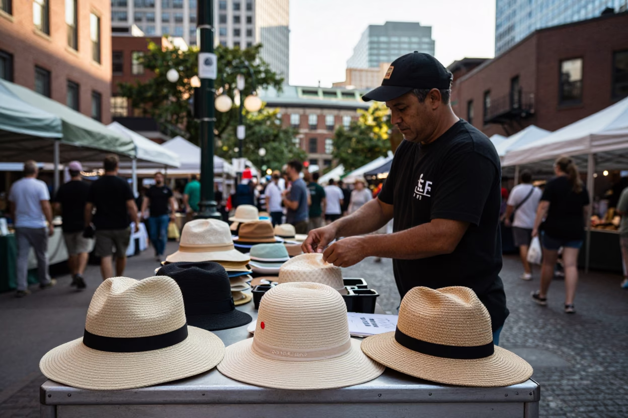 Public Market in Boston at The Late Afternoon Light in in Boston, Massachusetts, United States
