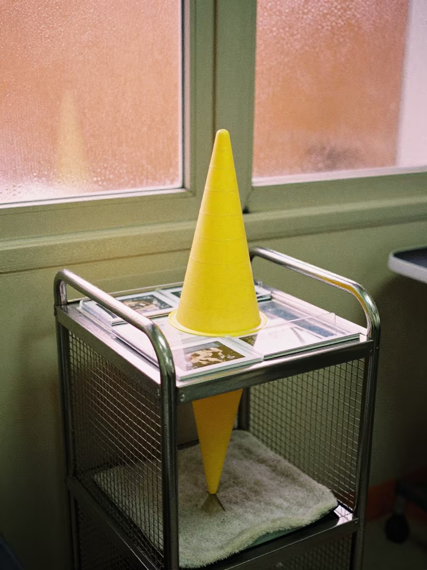 Puppy Class Cone Cart Grooming Bay in inside a grooming bay near Santa Cruz de la Sierra