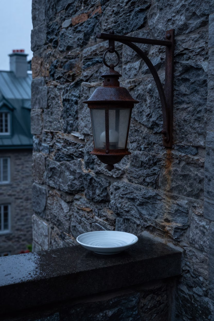 Quebec City Ceramic Saucer in in Quebec City, Canada