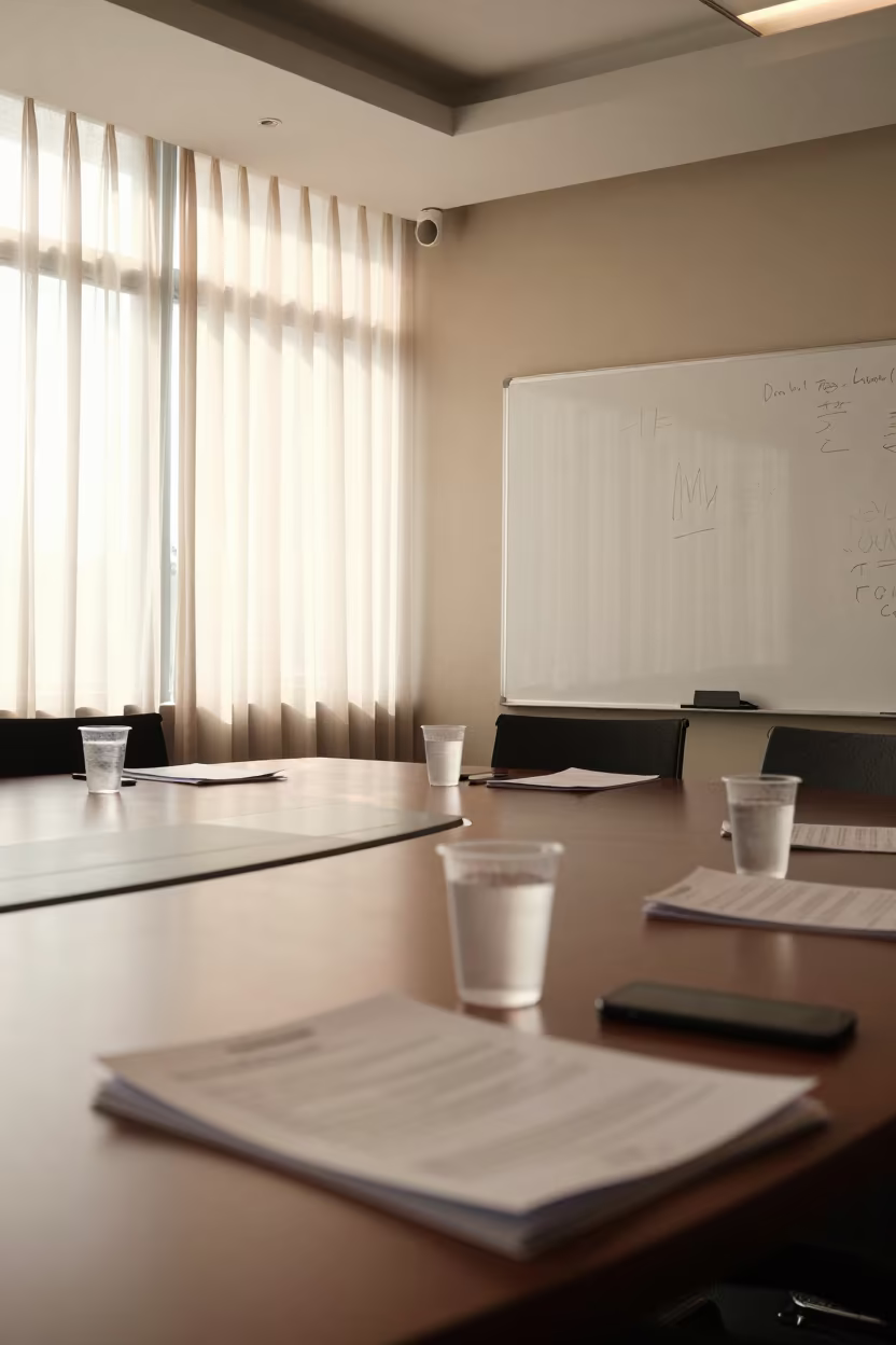 Quiet Office Training Room Kuala Lumpur Midmorning in inside a conference room in Kuala Lumpur