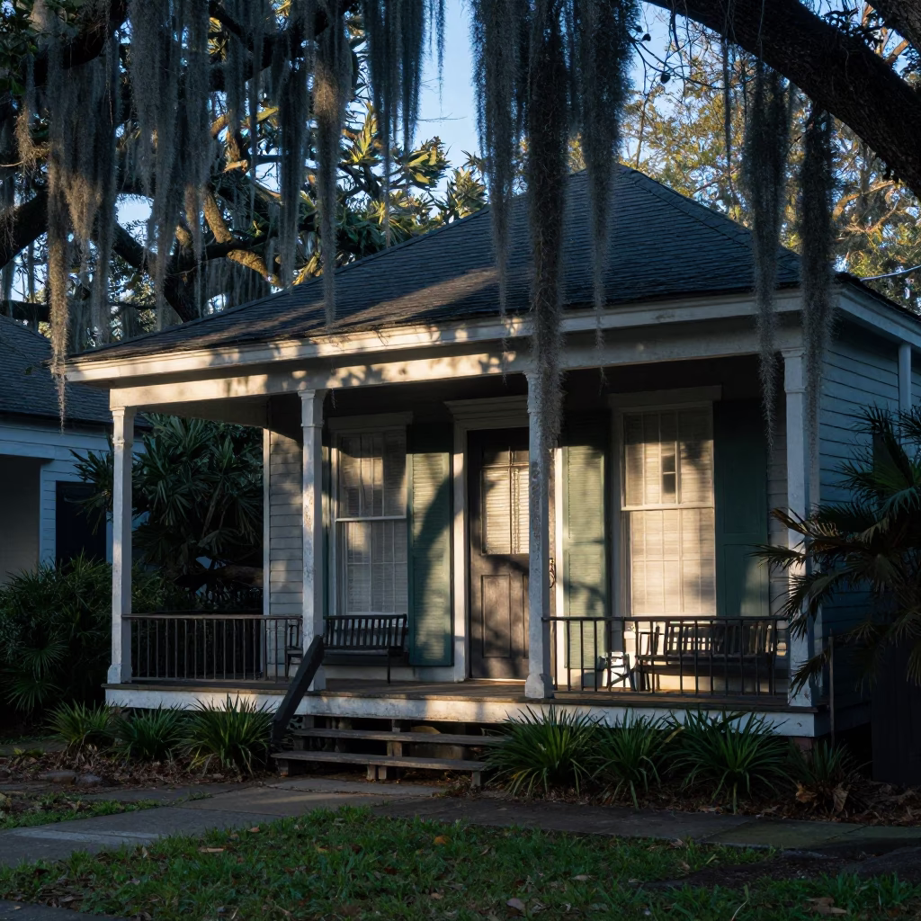 Quiet Porch in New Orleans in in New Orleans, Louisiana, United States