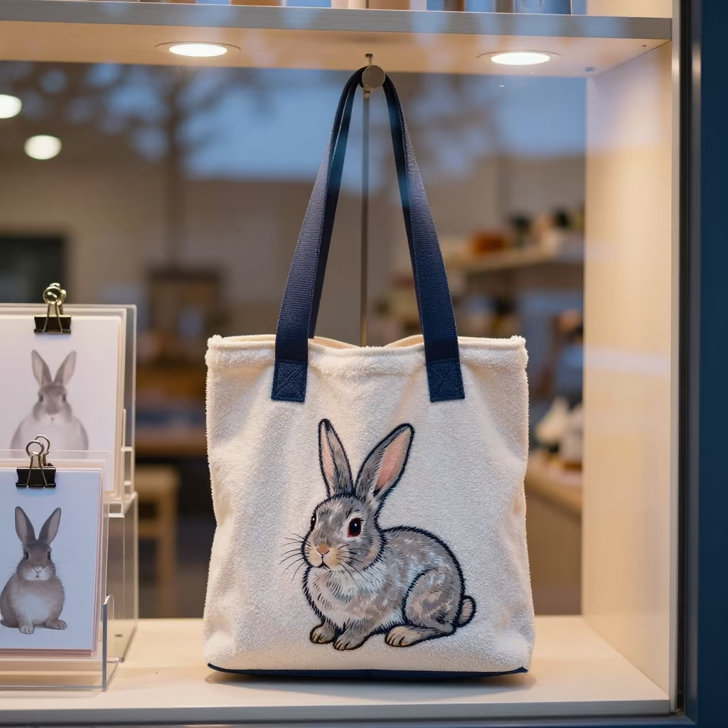 Rabbit Carrier Towel Tote in Kazan Adoption Room in inside an adoption room in Kazan