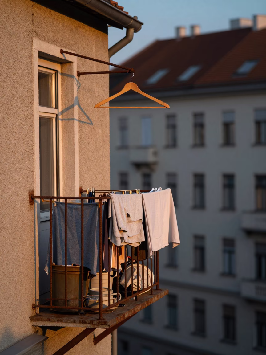 Rack Scene in Vienna in in Vienna, Austria