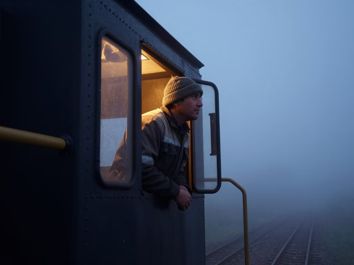 Railroad Engineer in Midnight Mist Gualeguaychú in in Gualeguaychú
