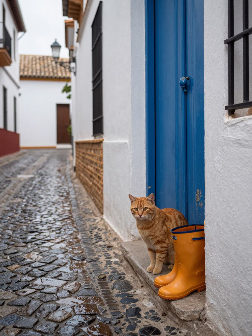 Rain Boots in Granada in in Granada, Spain