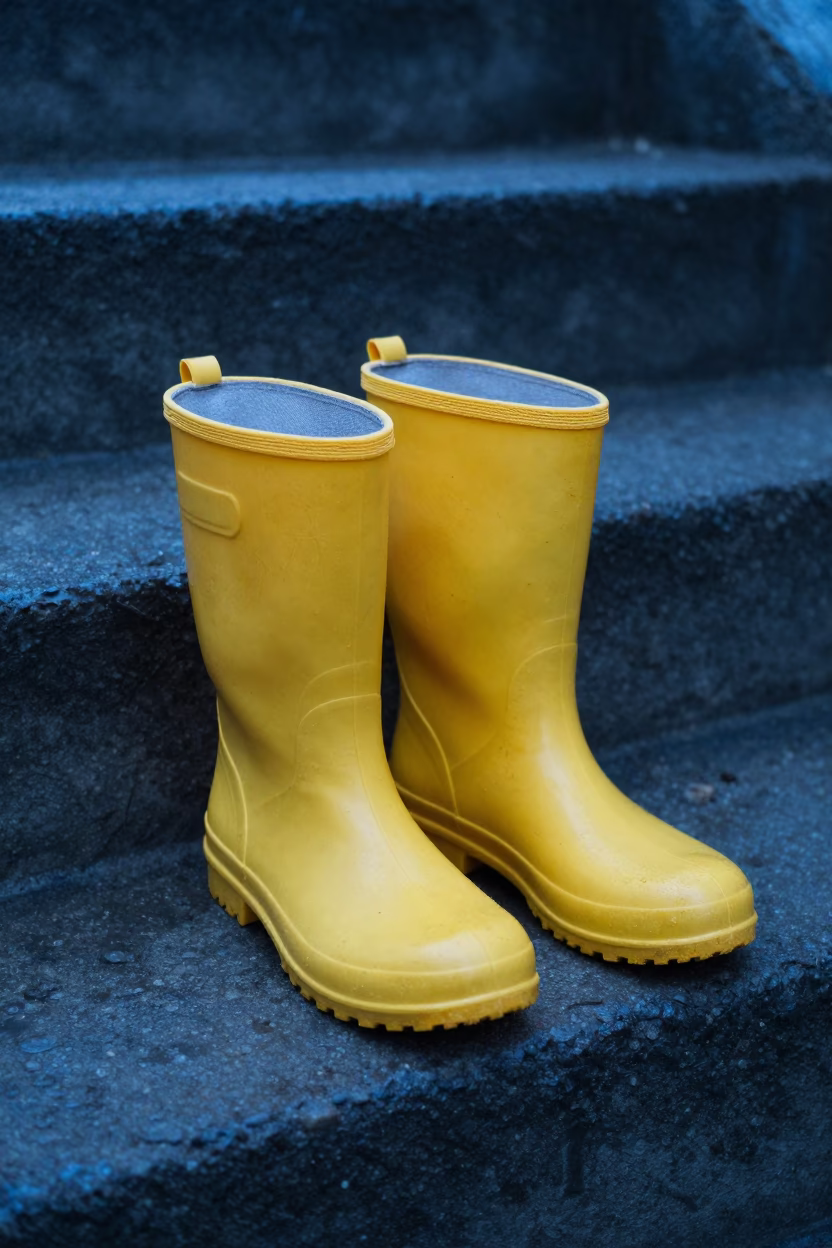 Rain Boots in Medellin in in Medellin, Colombia