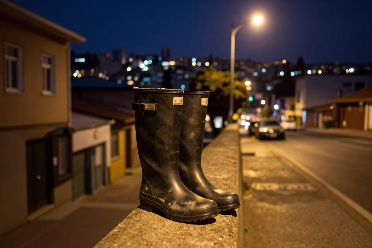 Rain Boots in Valparaiso in in Valparaiso, Chile