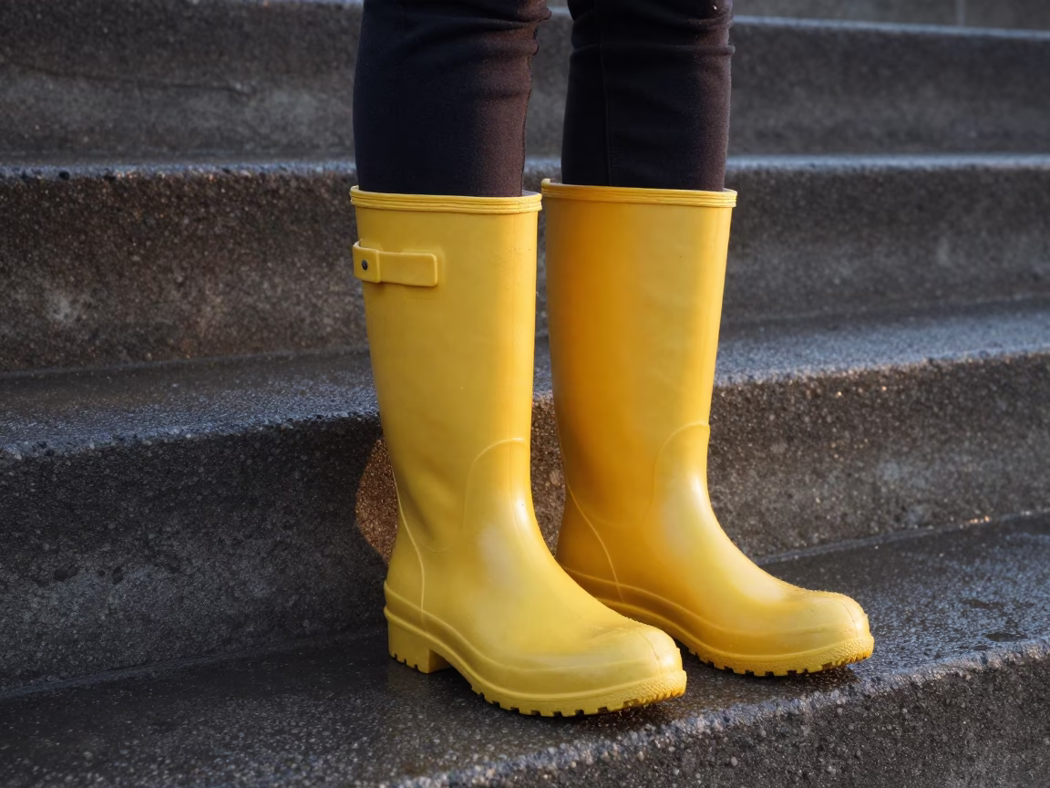 Rain Boots in Vancouver in in Vancouver, British Columbia, Canada