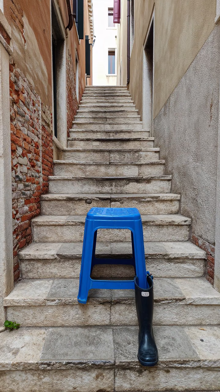 Rain Boots in Venice in in Venice, Italy