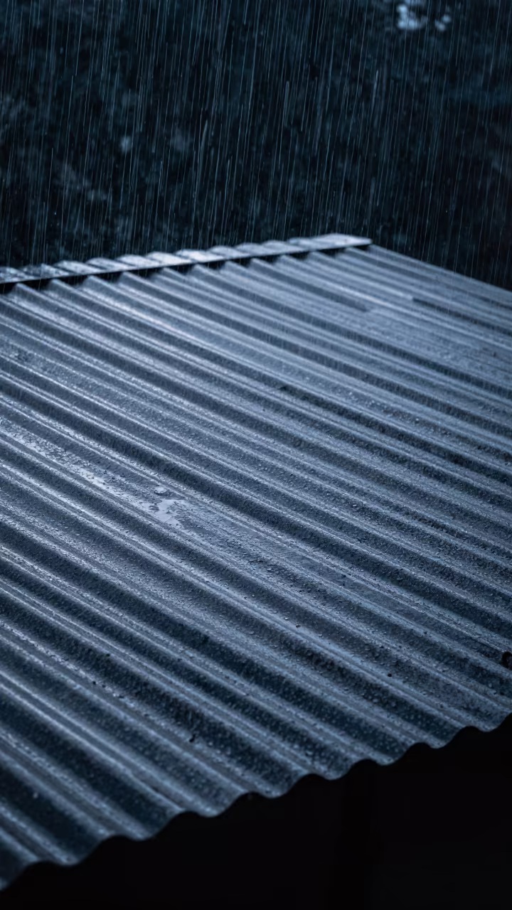 Rain on Tin Roof Night Chhattisgarh in in Chhattisgarh