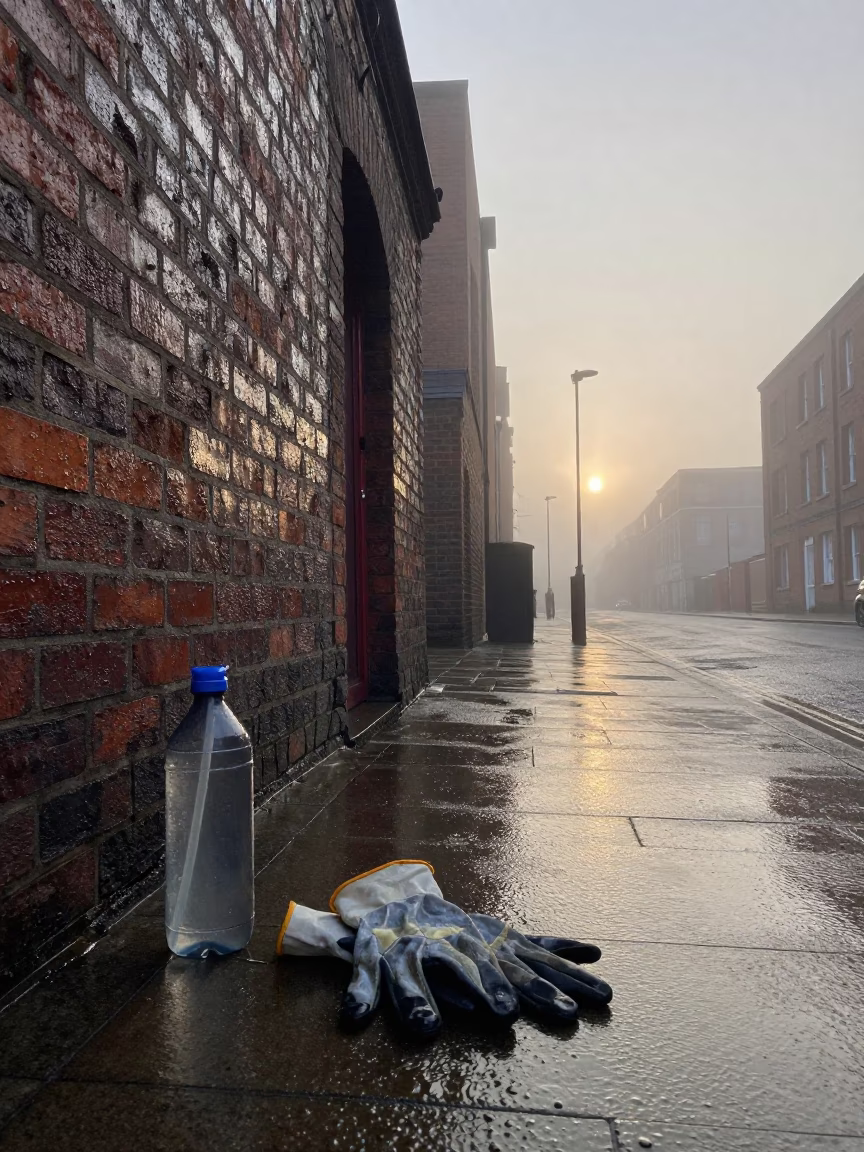 Rainwater Bottle in Liverpool in in Liverpool, United Kingdom
