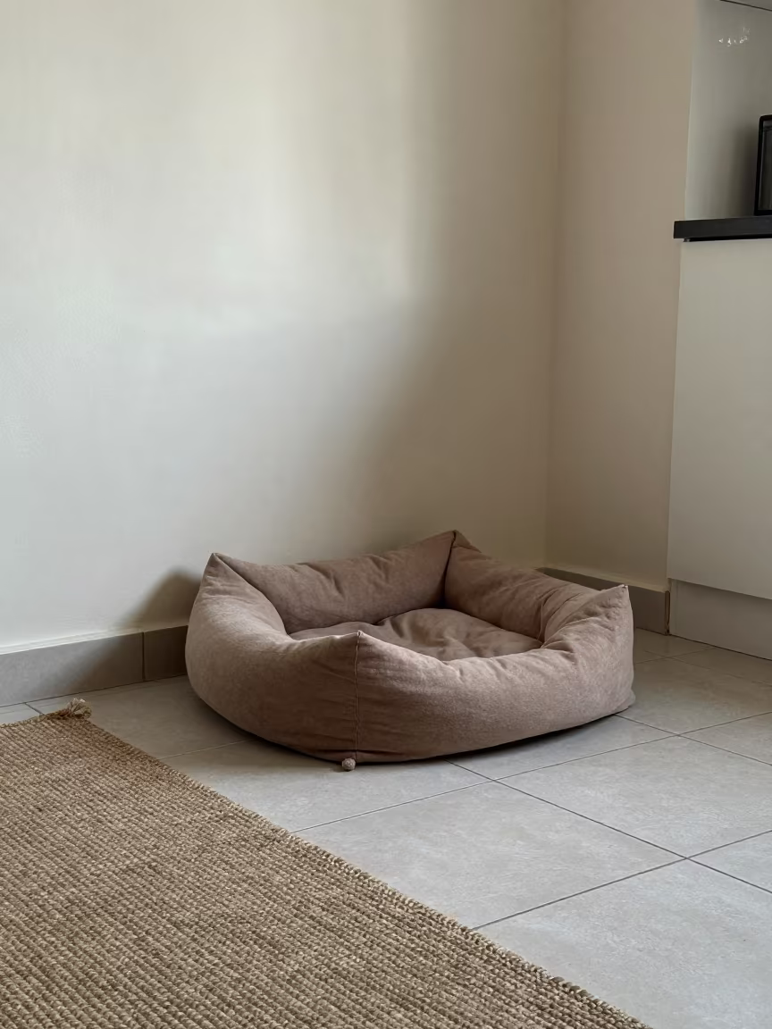 Rainy Season Cushion Nest in Mekelle Kitchen in in a cozy kitchen in Mekelle