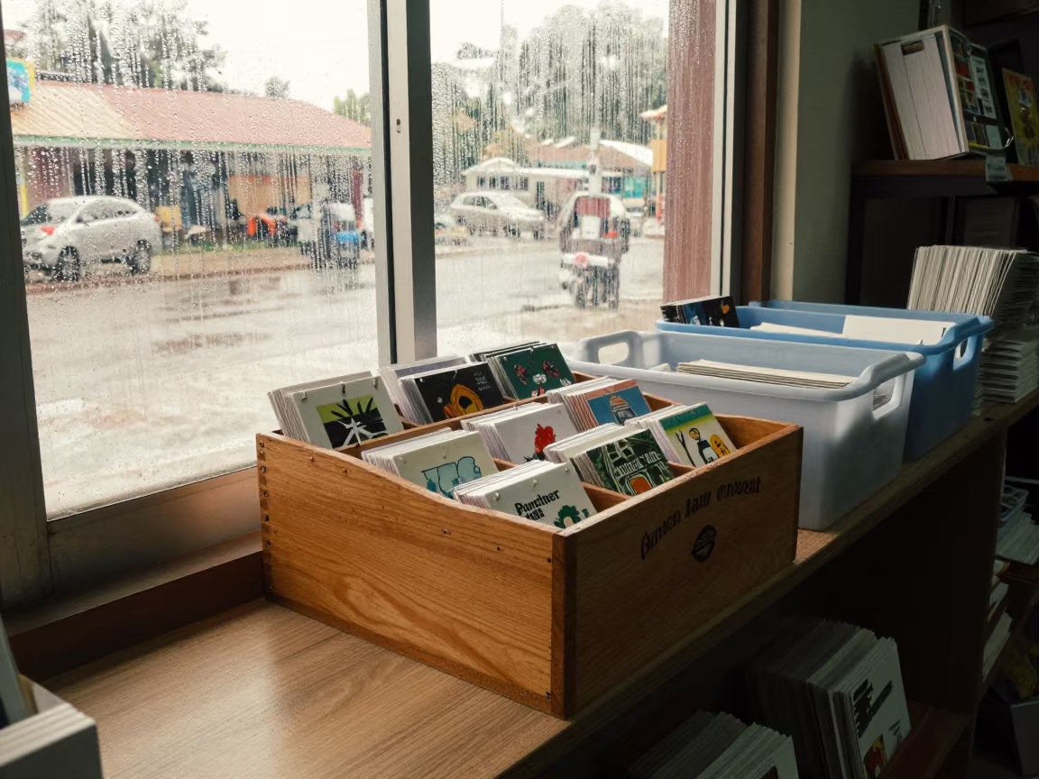 Rainy Season Garden Claim Box in Juba Storefront in inside a storefront prepared for opening in Juba