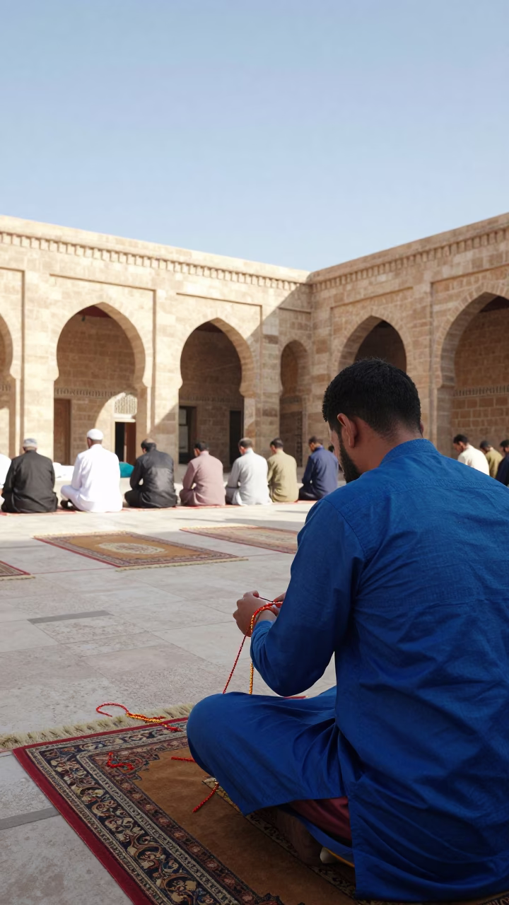 Raksha Bandhan Thread Tying Prayer Hall in in a prayer hall near Tlemcen