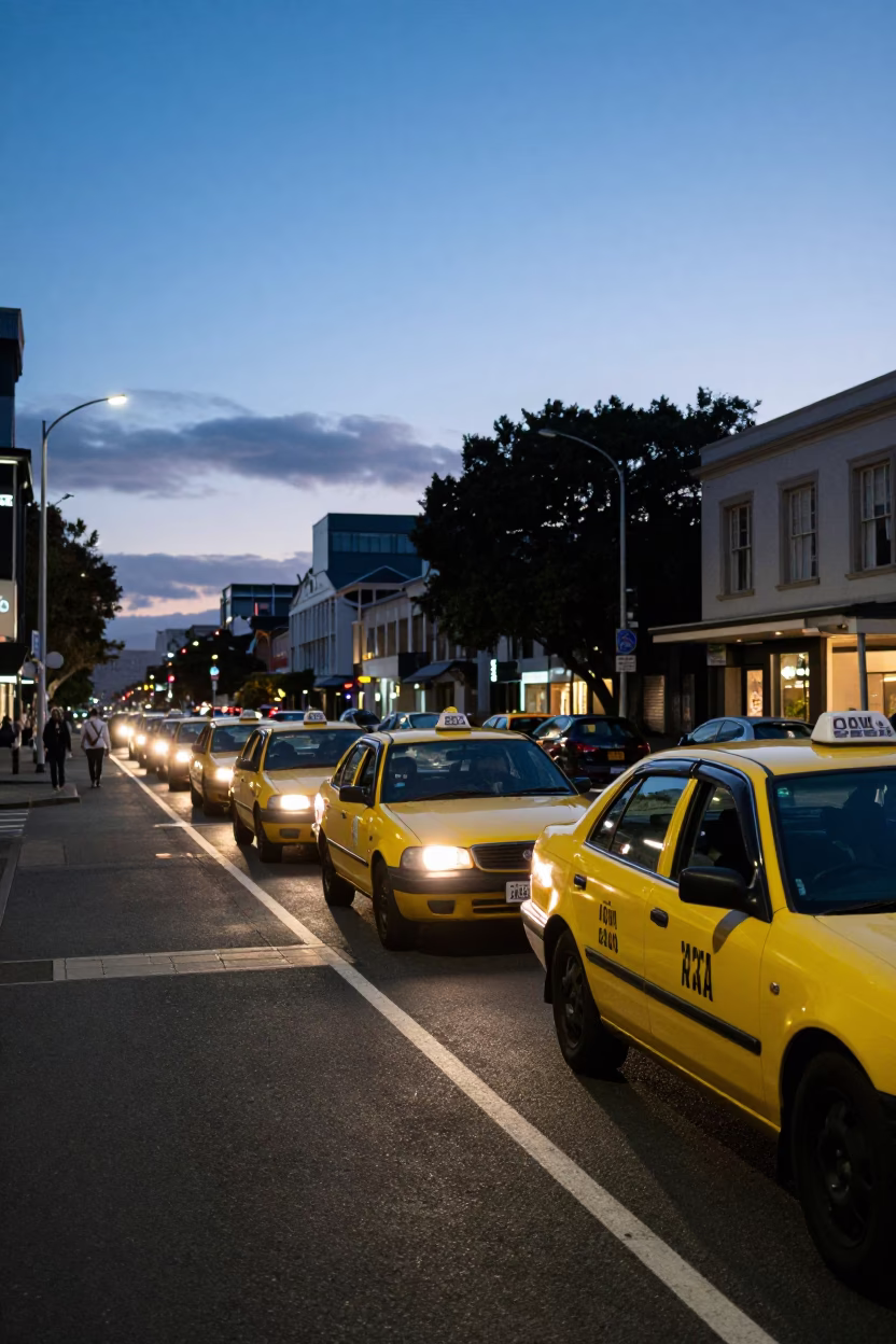 Rank Twilight in Auckland at Blue Hour in in Auckland, New Zealand