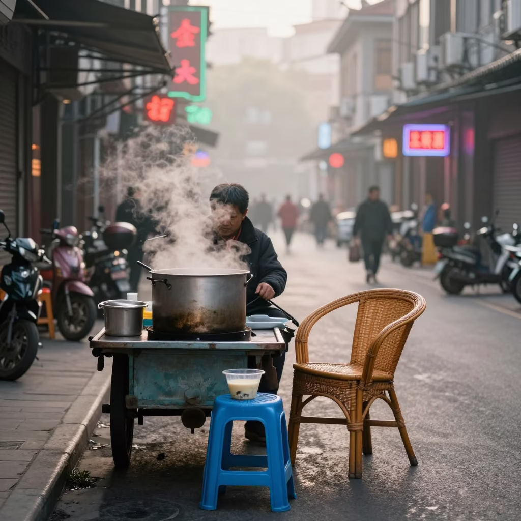 Rattan Chair in Shanghai in in Shanghai, China