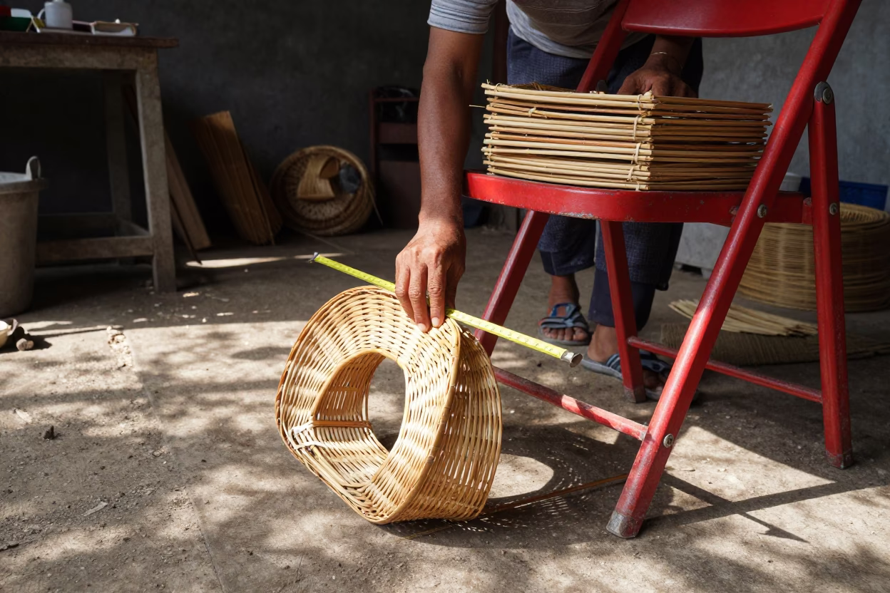 Rattan Craft in Yogyakarta in in Yogyakarta, Indonesia