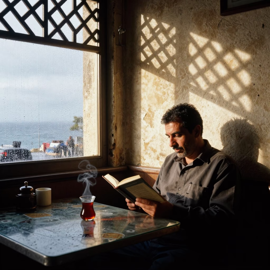 Reading Books in Alexandria in in Alexandria, Egypt