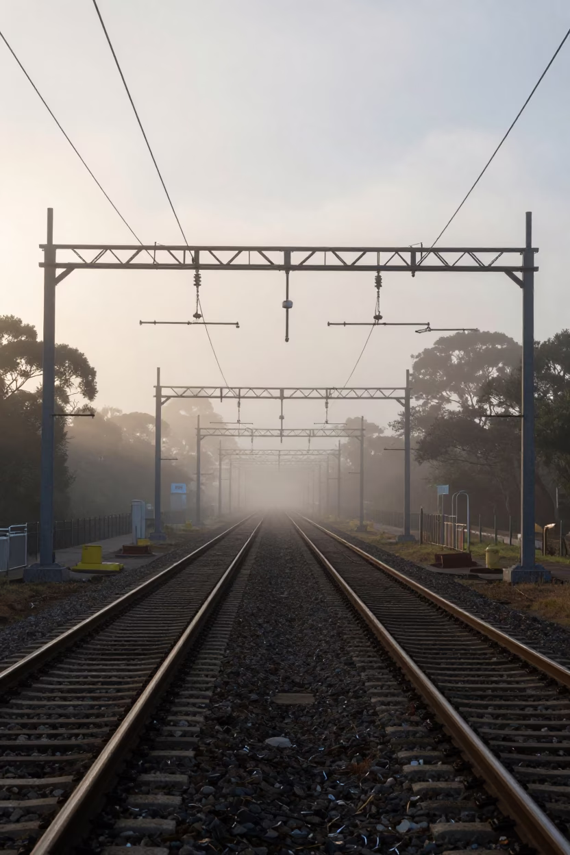 Realistic Photograph at As First Light Reaches The Scene in Sydney in in Sydney, New South Wales, Australia