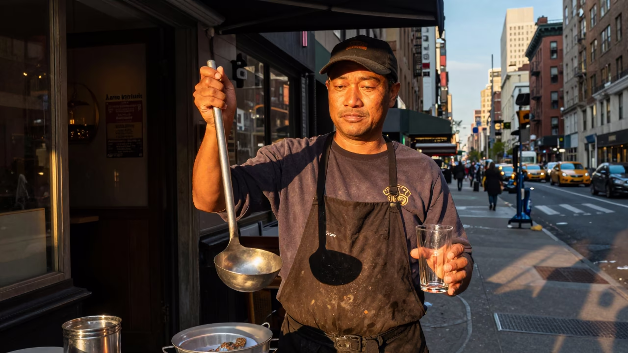Realistic Photograph in New York at Honeyed Evening Light in in New York, New York, United States
