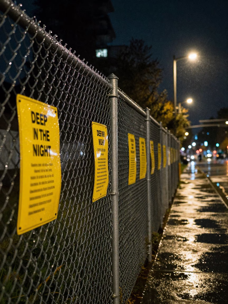 Realistic Photograph in Vancouver at Deep In The Night Light in in Vancouver, British Columbia, Canada