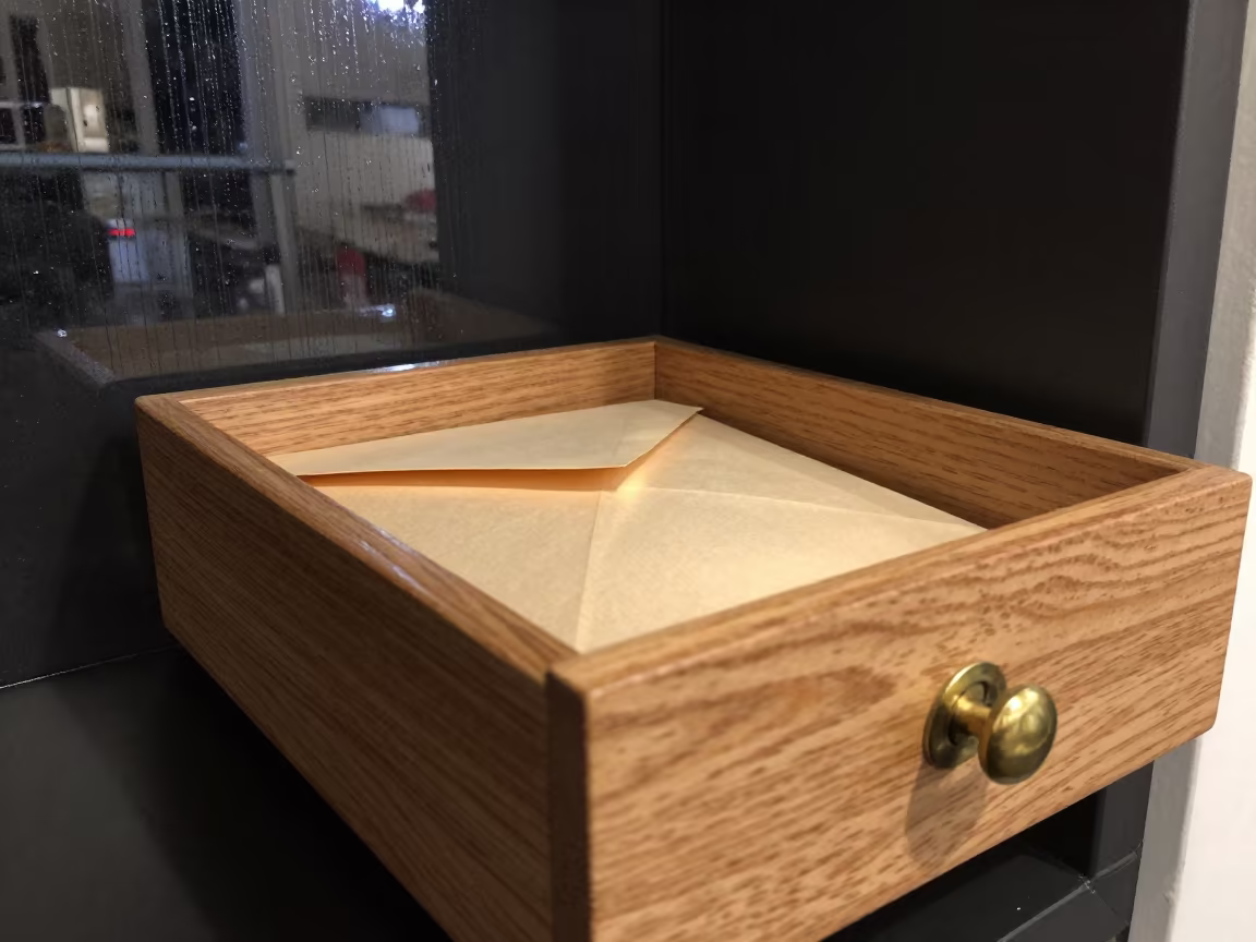 Receipt Drawer in Windhoek Nail Studio Night in inside a nail studio in Windhoek