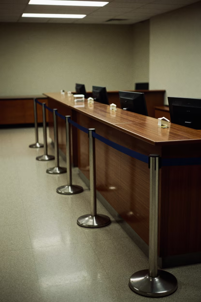 Reception Queue Caddy in Boardroom in at a boardroom table before a meeting in Amritsar