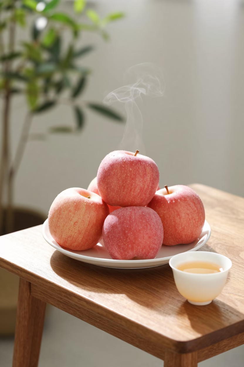 Red Apples in Shanghai in in Shanghai, China