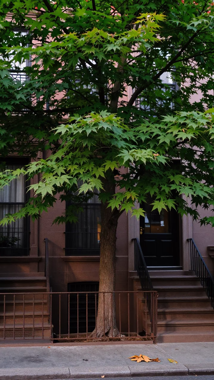 Red Maple Tree in New York in in New York, United States