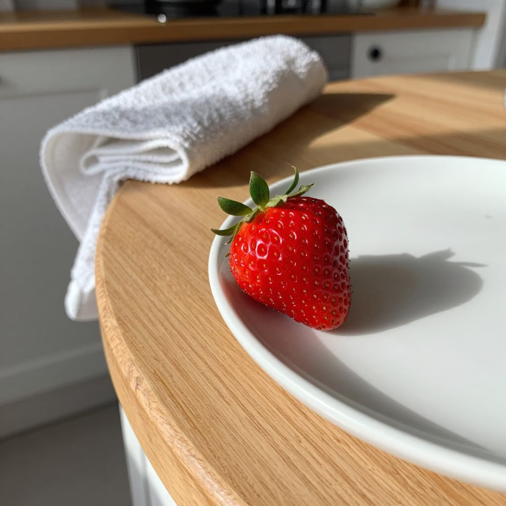 Red Strawberry in Bergen in in Bergen, Norway