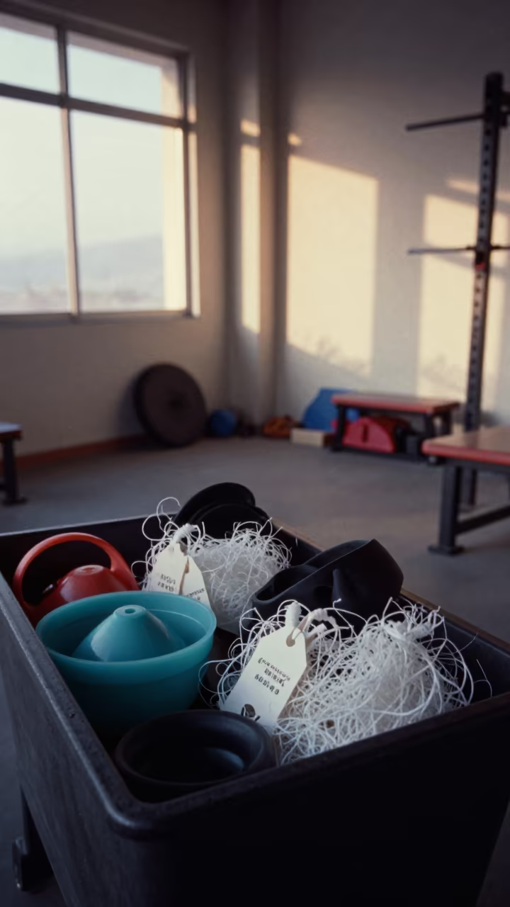 Reformer Carriage Stopper Bin Fitness Room Skardu in inside a strength room in Skardu