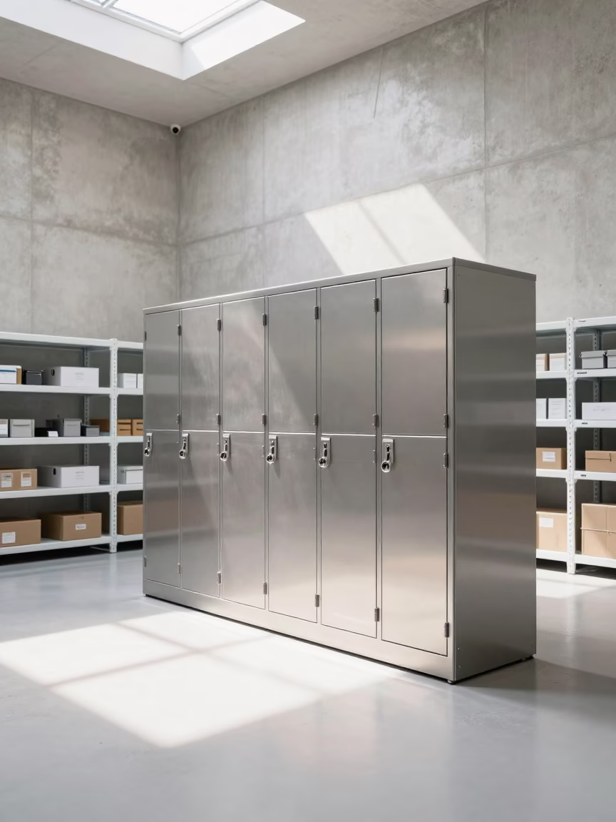 Relay Key Locker in Grey Lynn Distribution Bay in inside a chilled distribution bay in Grey Lynn, Auckland