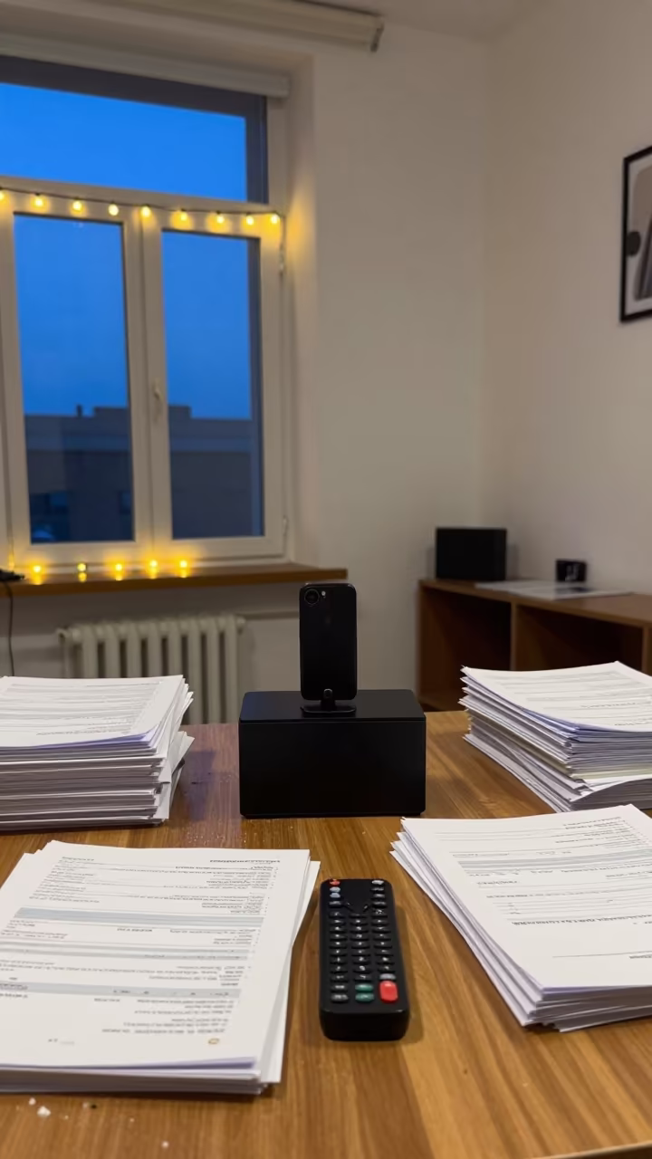 Remote Notary Kit in Evening Office Siirt in inside a quiet office training suite in Siirt