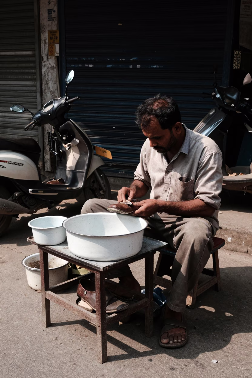 Repair Stall in Kolkata in in Kolkata, India