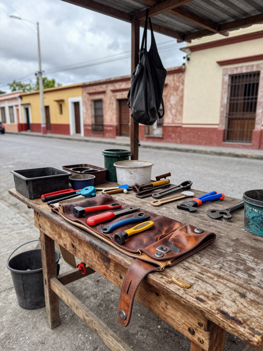 Repair Stall in Merida in in Merida, Mexico