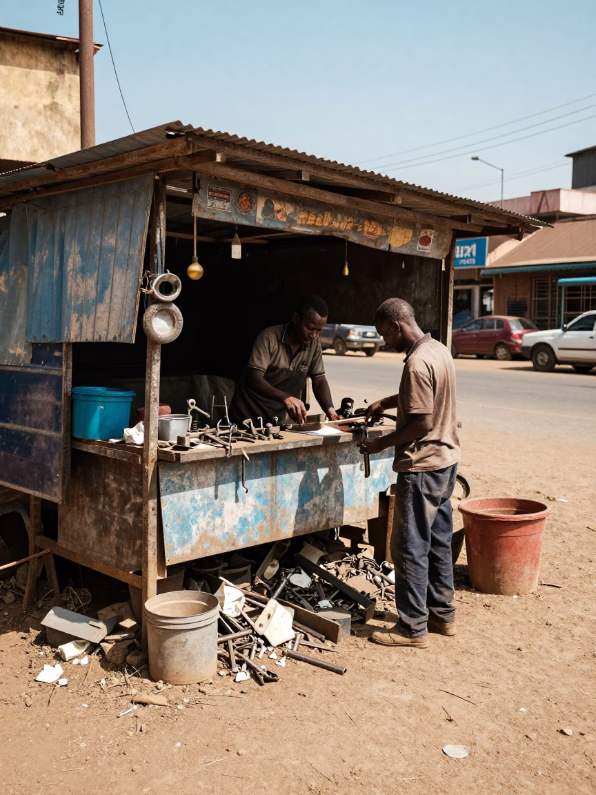 Repair Stall in Nairobi in in Nairobi, Kenya