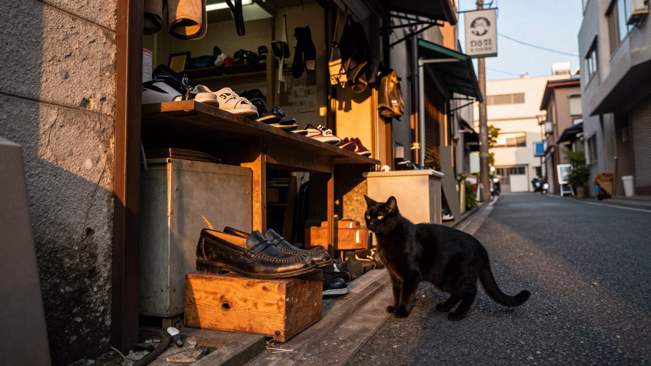 Repair Stall in Tokyo in in Tokyo, Japan