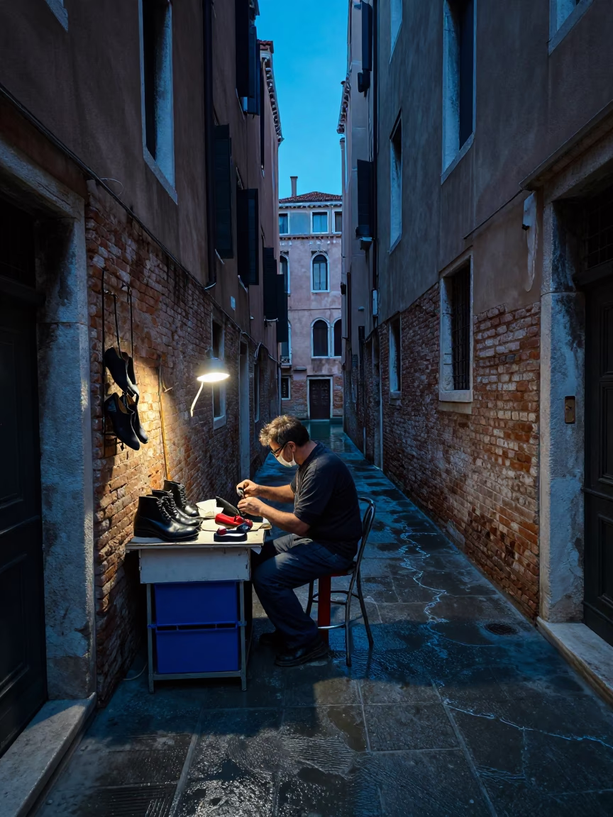 Repair Vendor in Venice in in Venice, Italy