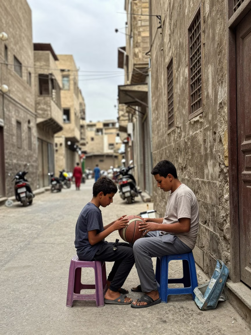 Repairing Basketball in Cairo in in Cairo, Egypt
