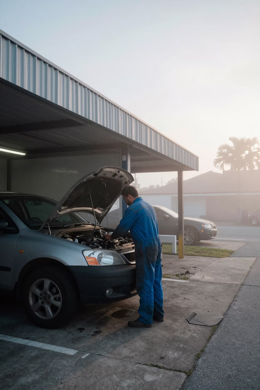 Repairing Car in Miami in in Miami, Florida, United States