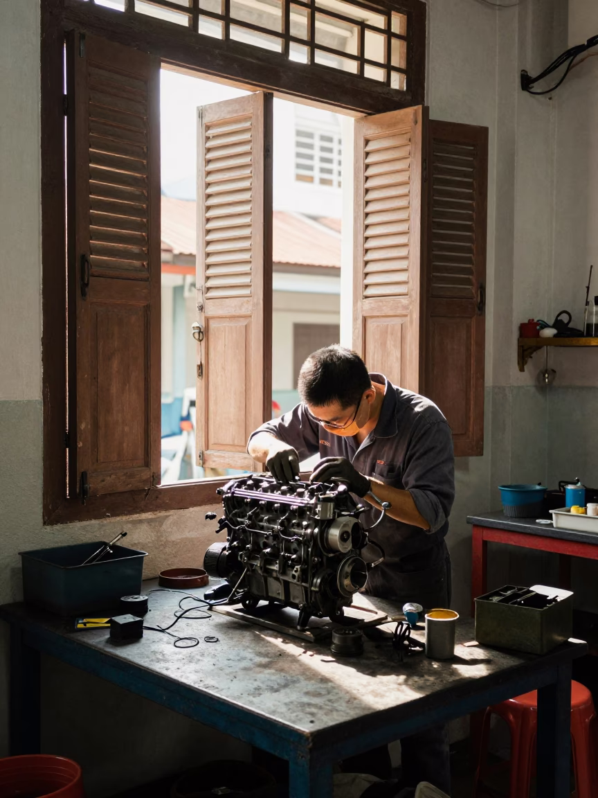 Repairing Engine in Singapore in in Singapore, Singapore